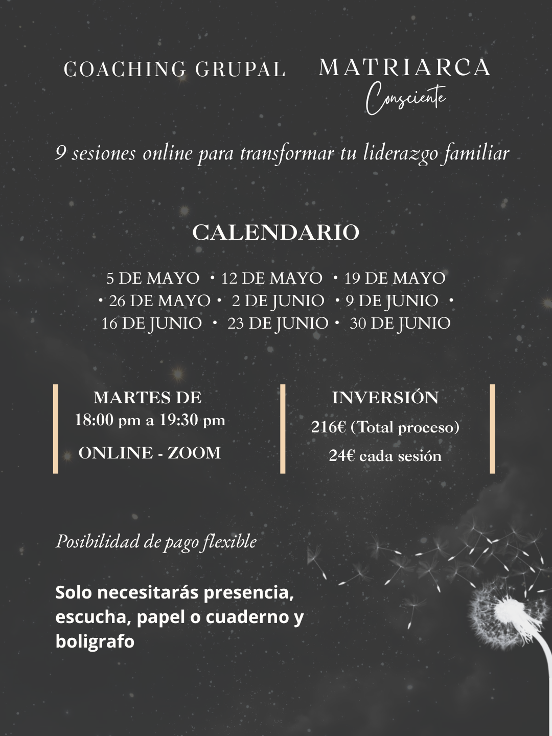 MATRIARCA CONSCIENTE MATRIARCA CONSCIENTE